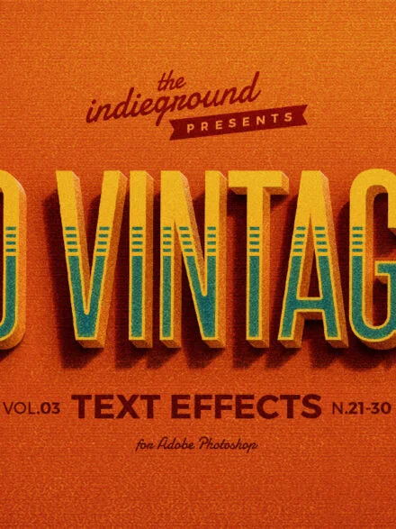 Retro Text Effects Vol.3 Graphics - Image 2