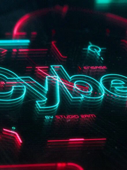 Cyber – Futuristic Neon Display Graphics - Image 11