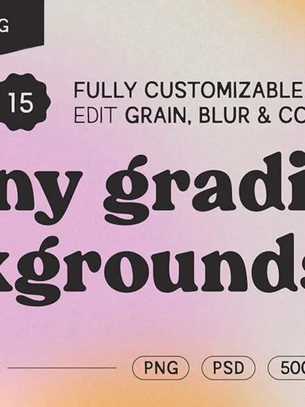 Grainy Gradient Backgrounds #1 Graphics - Image 1