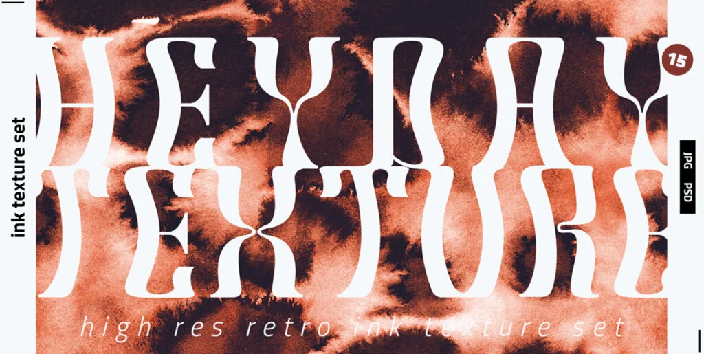 Heyday Ink Textures Part 2 Graphics - Image 1
