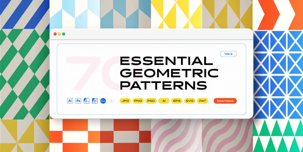 Essential Geometric Patterns Collection Graphics - Image 2