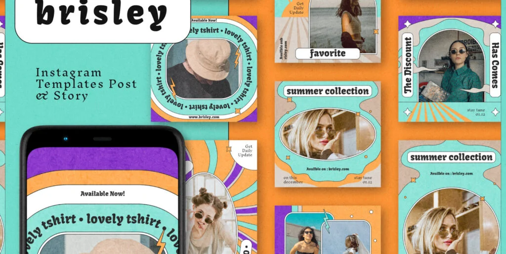 Brisley Instagram Post Stories Graphics - Image 1