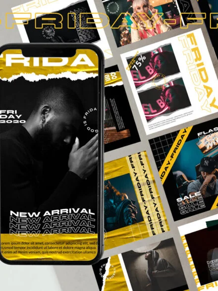 Friday Instagram Template Graphics - Image 11