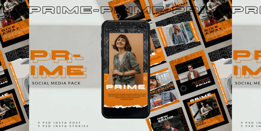 Prime Instagram Template Graphics - Image 2