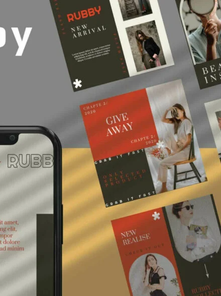 Rubby Instagram Template Graphics - Image 7