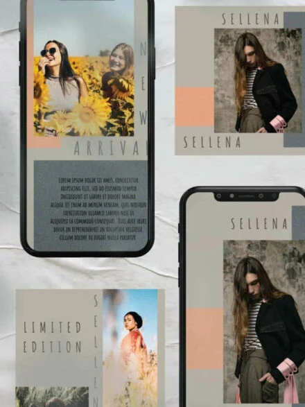 Selena Instagram Template Graphics - Image 3