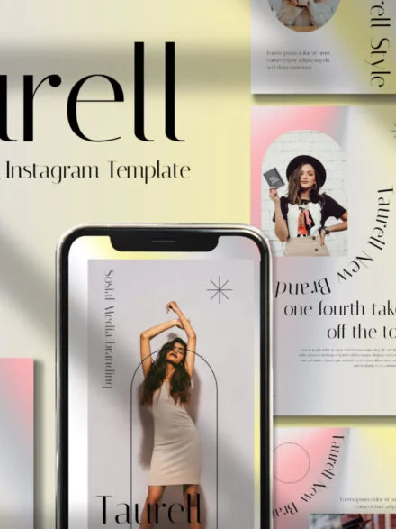 Taurel Instagram Template Graphics - Image 4