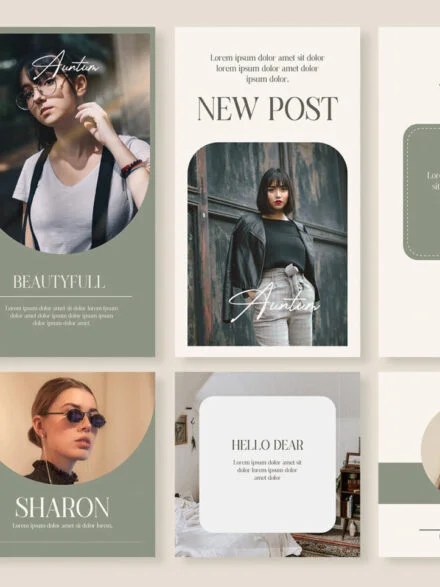 AUNTUM Instagram Template Graphics - Image 9