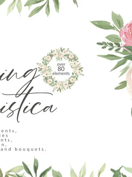 Spring Floristica Watercolour Art Graphics - Image 8