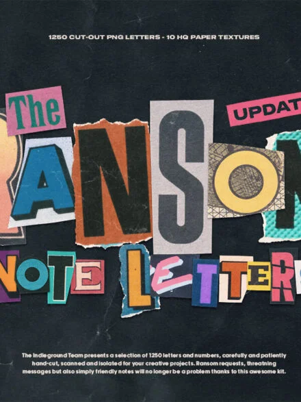 Ransom Note Letters Graphics - Image 6