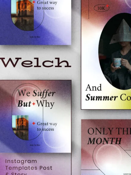 Welch Instagram Template Graphics - Image 2