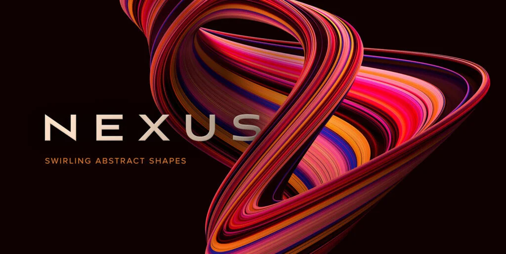 Nexus – Swirling Abstract Shapes Graphics - Image 2