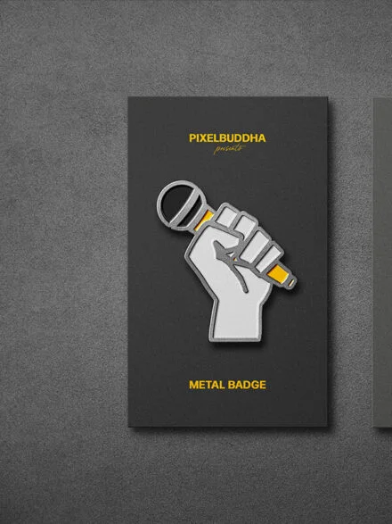 Metallic Enamel Pin Mockups Graphics - Image 4