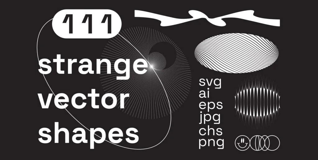 111 Strange Vector Shapes Graphics - Image 2