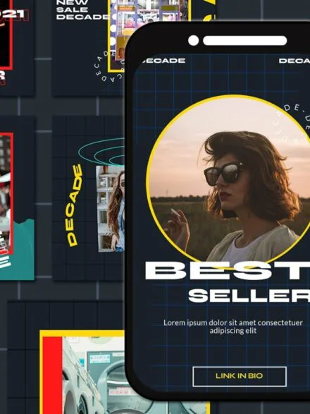 DECADE Instagram Template Graphics - Image 5