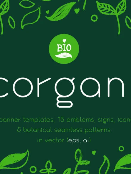 Ecorganic – Organic shapes & Ecology concept Graphics - Image 5