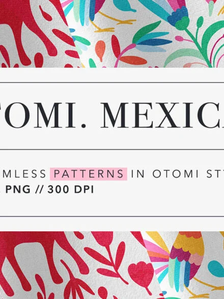 Otomi Mexican Patterns Graphics - Image 8