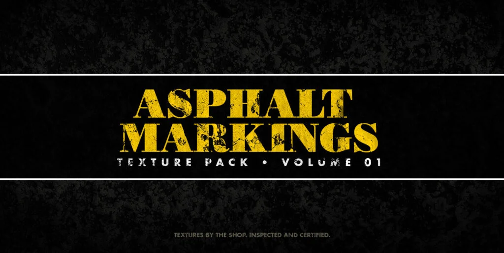 Asphalt Markings Textures Volume 01 Graphics - Image 1