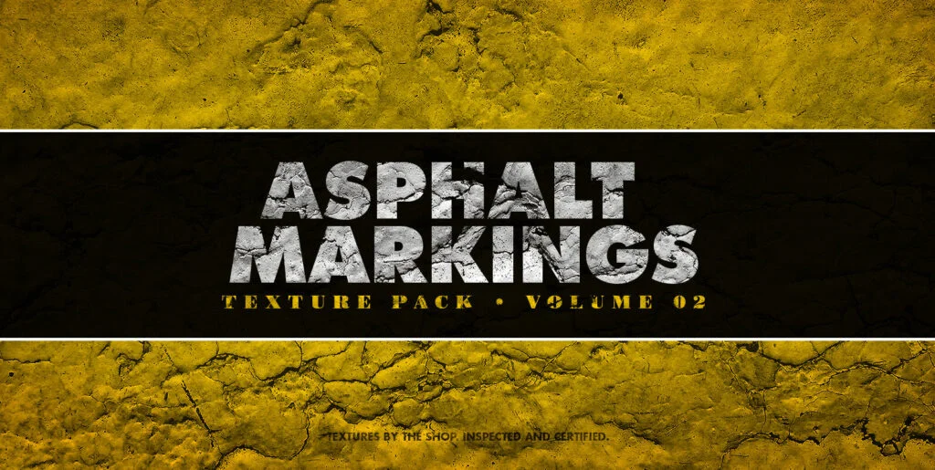 Asphalt Markings Textures Volume 02 Graphics - Image 1