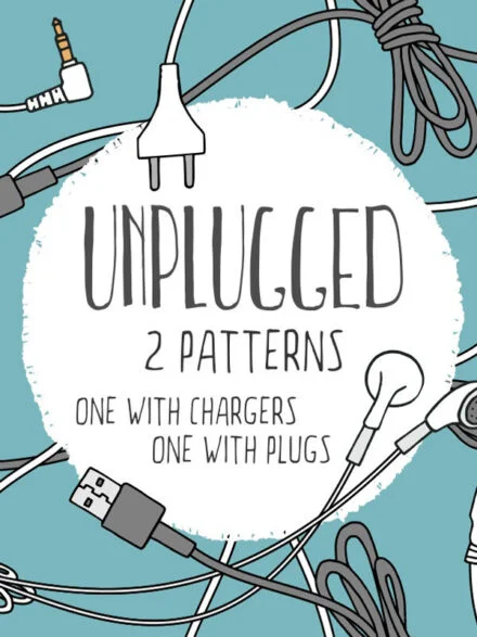 Unplugged – Two Seamless Patterns Graphics - Image 10