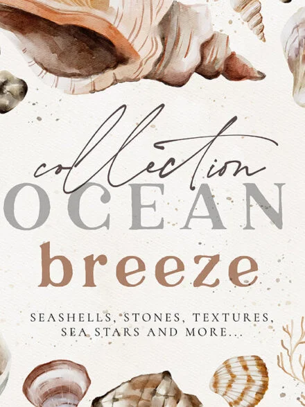 Ocean Breeze Collection Graphics - Image 1