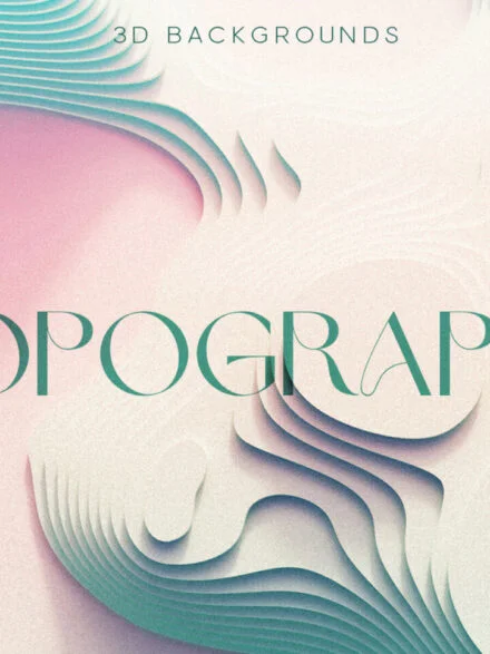 Topography – Colorful 3D Backgrounds Graphics - Image 10