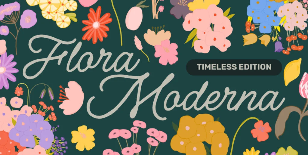 Flora Moderna Vector Clipart Graphics - Image 2