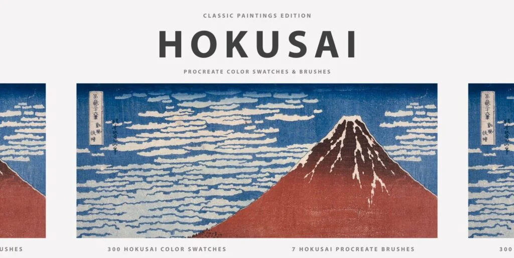 Hokusai Procreate Kit Graphics - Image 2