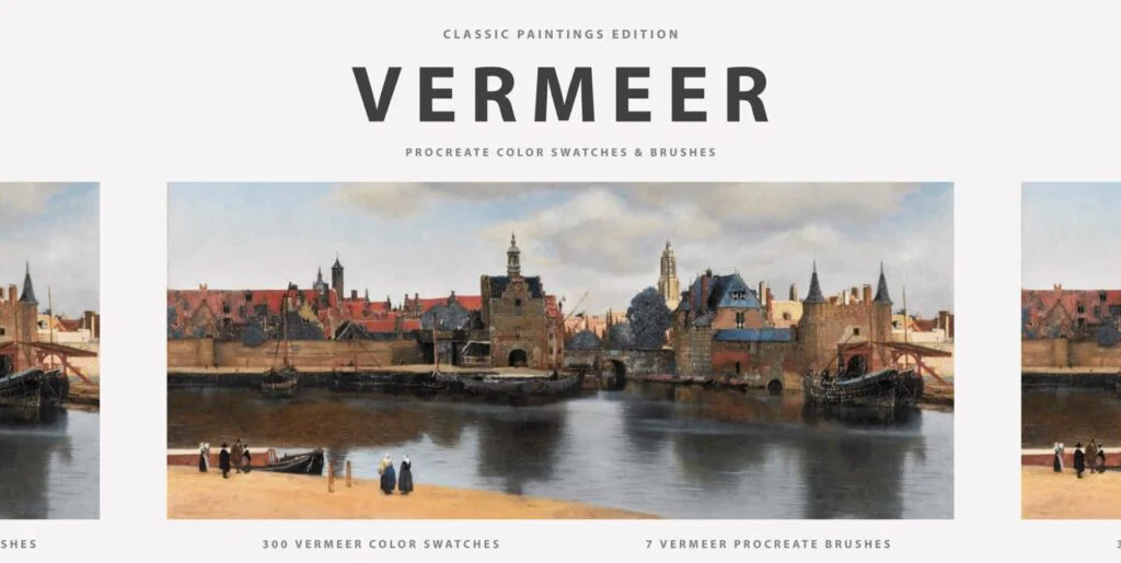 Vermeer Procreate Kit Graphics - Image 1