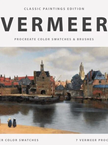 Vermeer Procreate Kit Graphics - Image 9