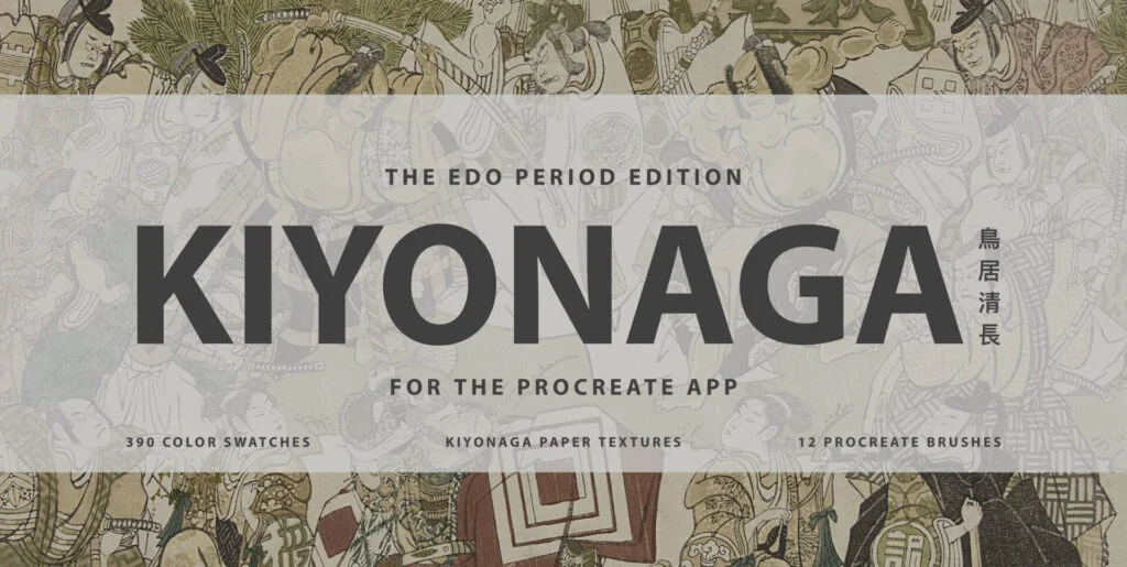 Torii Kiyonagas Procreate Kit Graphics - Image 2