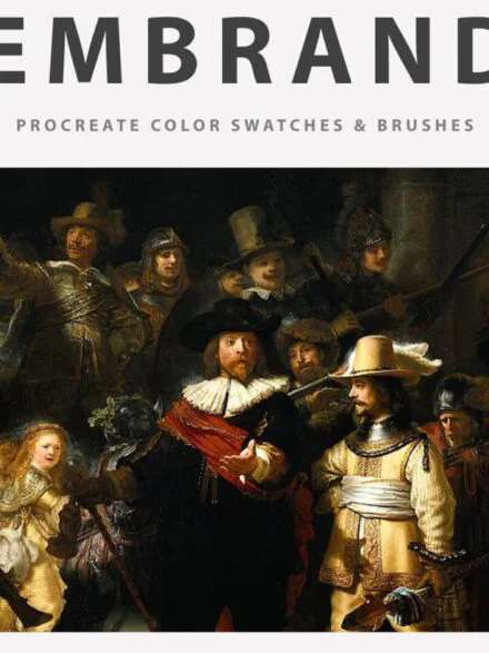 Rembrandt Procreate Kit Graphics - Image 3