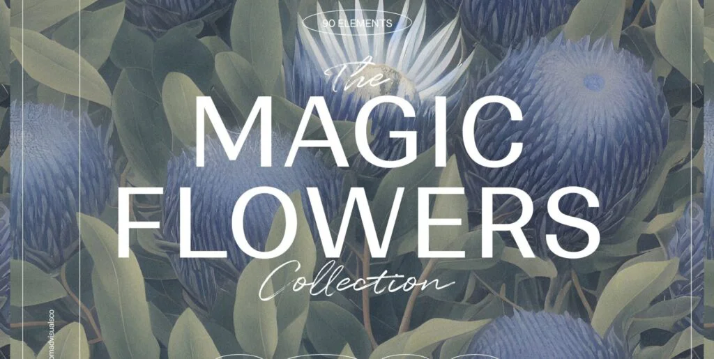 Magic Flowers Graphics - Image 1