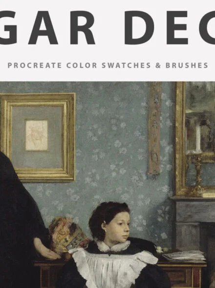 Edgar Degas Procreate Kit Graphics - Image 2