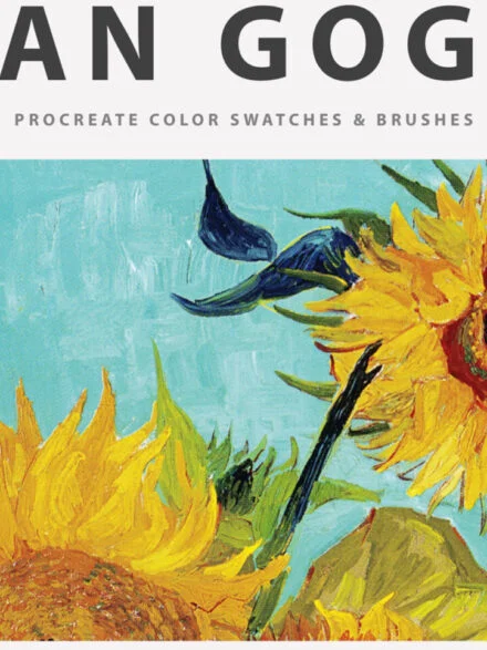 Van Gogh Procreate Kit Graphics - Image 1