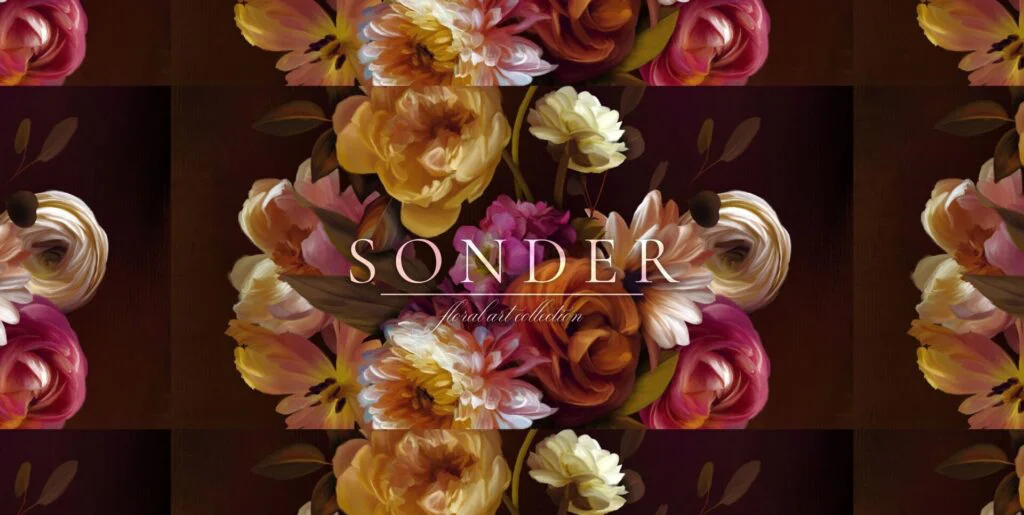 Sonder Oil Paint Floral Collection Graphics - Image 1