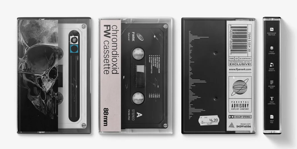 Cassette Mockup Volume 2 Graphics - Image 1