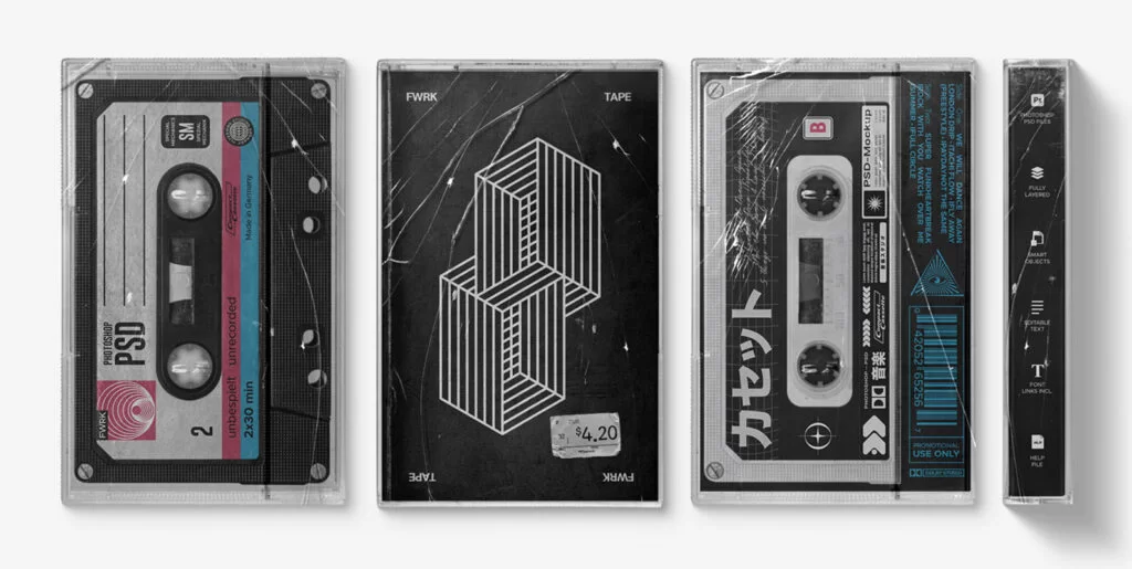 Cassette Mockup Volume 3 Graphics - Image 1