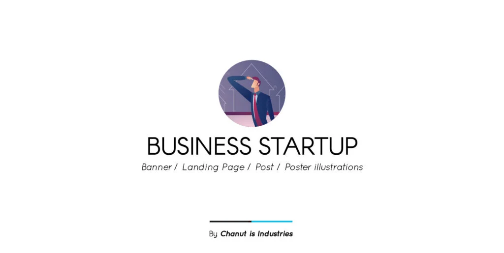 Businessman Startup Premium Illustration Pack Graphics - Image 2