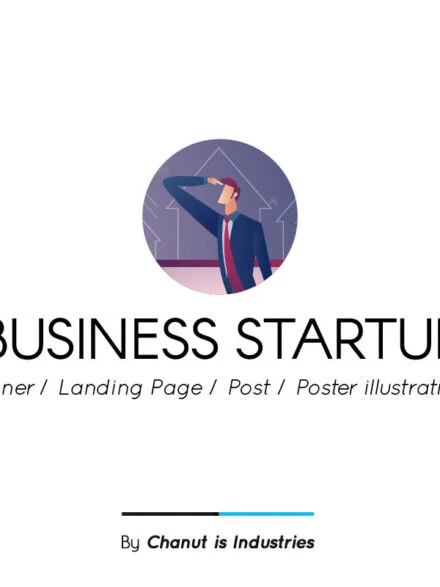 Businessman Startup Premium Illustration Pack Graphics - Image 8