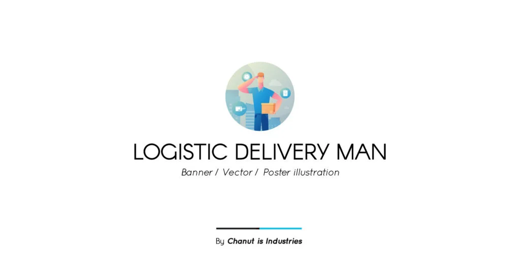 Logistic Delivery Premium Illustration pack Graphics - Image 1