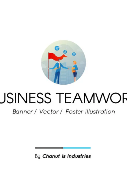 Business Teamwork Premium Illustration pack Graphics - Image 7