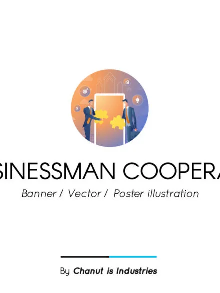 Businessman Cooperate Premium Illustration pack Graphics - Image 5