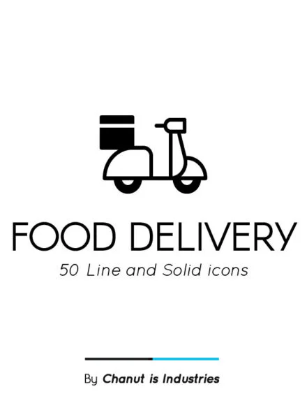 Food Delivery Premium Icon pack Graphics - Image 2