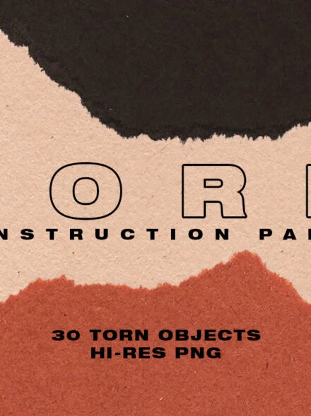 Torn Construction Paper Graphics - Image 1