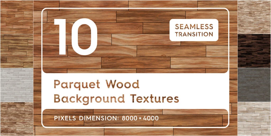 10 Parquet Wood Background Textures Graphics - Image 1