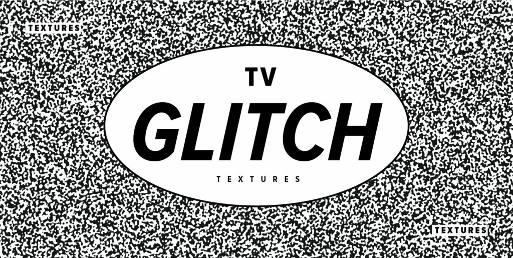 TV Glitch Textures Graphics - Image 1