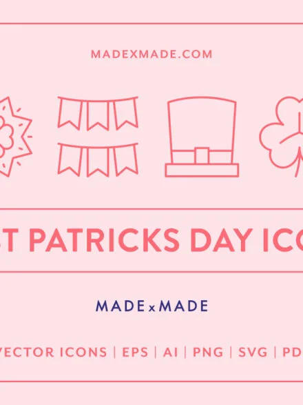 Line Icons – St Patricks Day Graphics - Image 2