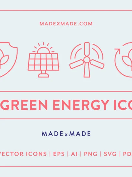 Line Icons – Green Energy Graphics - Image 8
