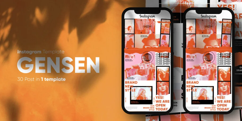 Gensen – Puzzle Instagram Template Graphics - Image 1